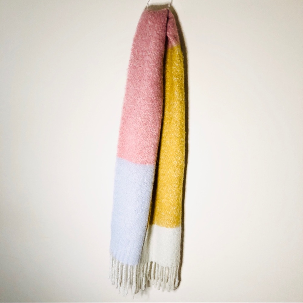 ❄️☃️Striped colorblock blanket scarf☃️❄️